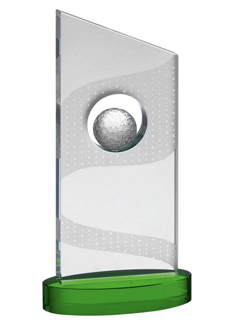 Green Golf Crystal Award 310mm
